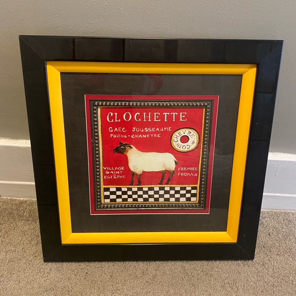MUST GO Beautiful framed french painting